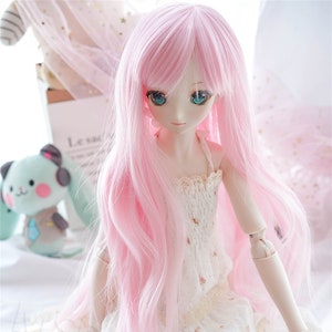 Long Curly BJD Doll Wig: Wavy SD Msd Yosd Fashion Wig (8-9&quot;, 7-8&quot;, 6-7&quot;)