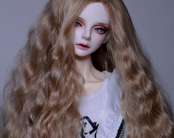 Curly BJD Doll Wig: SD/Smart Doll/Mdd/Msd/Minifee/Yosd Doll Hair (9-10" 8-9" 7-8" 6-7")
