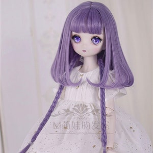 Custom-Made BJD Wig Jellyfish Long Hair for 1/3 SD 1/4 MSD 1/6 Yosd  Dd Mdd 9-10&quot; Blythe Wig doll wig Fashion Long Doll Wig