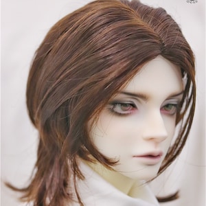 1/3 1/4 Bjd Short Doll Wig 8-9&#39;&#39; BJD Wig,7-8&#39;&#39; Doll Wig for MSD Doll,Fashion Doll Wig Boy Doll Wig For Bjd Msd Mdd SD Doll