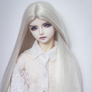 9-10&quot; 8-9&quot; 7-8&quot; 6-7&quot;  Straight Doll Wig Doll Hair BJD Long Straight Heat resistant Wig for 1/3 SD 1/4 msd 1/6 yosd imda3.0 doll wig