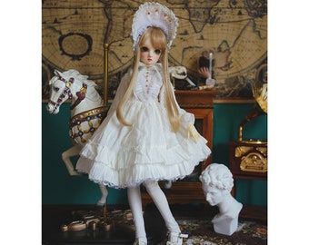 1/6 1/4 1/3 SD BJD Clothes Lolita Dress Bjd Outfit for Dolls Accessories,Fashion Girl Doll Clothes