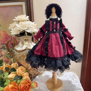 Custom Vintage BJD Dress 18th Century Doll Court Gown for 1/3 1/4 1/6 Blythe Volks/FairyLand SD Msd Yosd Mdd Outfit Clothes