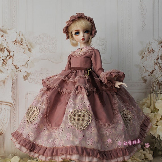 1/3 1/4 BJD Doll Princess Dress Suit, BJD Doll Lolita Dress