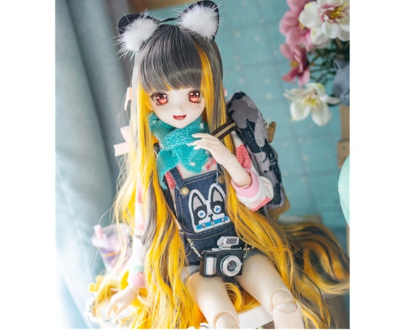 Long Straight BJD MSD DOD Pullip Doll Wig - 30cm Heat Resistance Fiber For 1/3 Scale Dolls