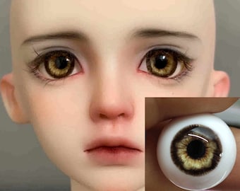 Resin Doll Eyes: Sparrow Plume BJD Realistic Safety Eyes (8mm-20mm)