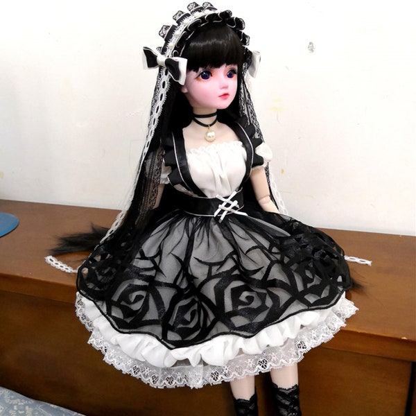 1/3 BJD MDD SD Doll Clothes Custom Doll Suit Doll Skirt Dress Outfit for 60cm doll