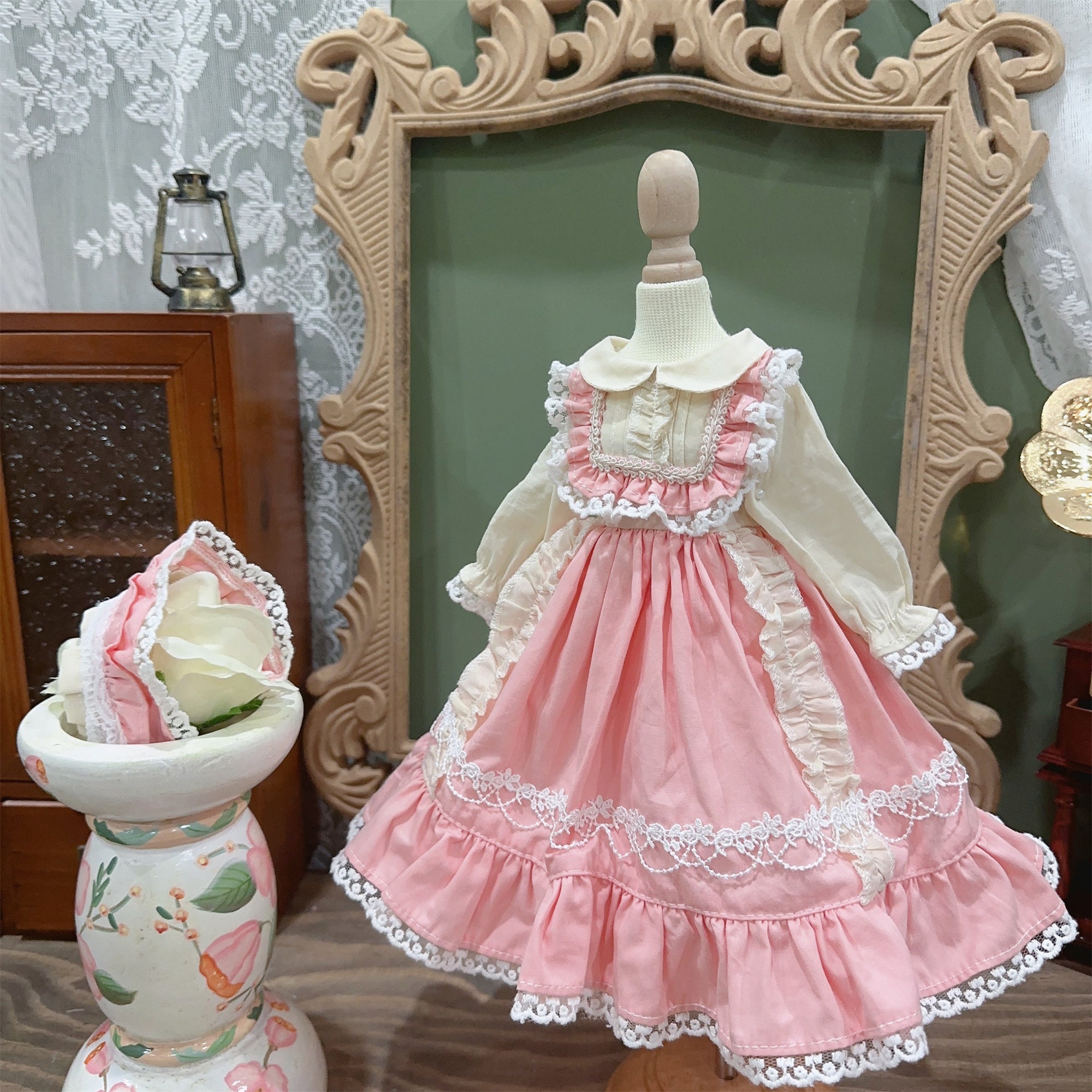 Bjd Doll Princess Dress Lolita Dress Bjd Outfit Fashion Doll Dress