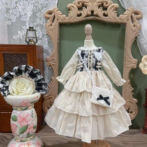 For 1/3 1/4 1/6 Bjd Daily Clothes Doll Dress Bjd Clothes Outfit, Lolita Dress for Bjd and Blythe Doll, Custom Doll Clothing Bjd Outfits