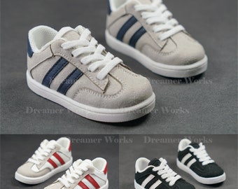 for 1/6 1/4 1/3 Uncle BJD Doll Shoes Casual Shoes Two Bars Sneakers Board Shoes Dolls Accessories