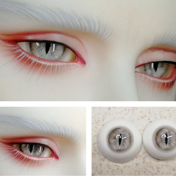 Ball Jointed Doll Eyes, Handmade BJD Eyes,Realistic Craft Eyes,Resin Eyes,Safety Eyes 12mm 14mm 16mm 18mm Eyes for BJD & Reborn Dolls