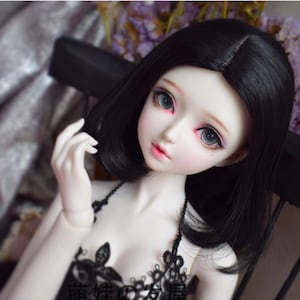 1/3 1/4 1/6 Blythe BJD Hair Doll Wigs For 9-10&quot; 8-9&quot; 7-8&quot; 6-7&quot; Bjd MDD SD Doll Hair Wig Heat Resistant  Bjd Wig Custom Made Modeling Hair