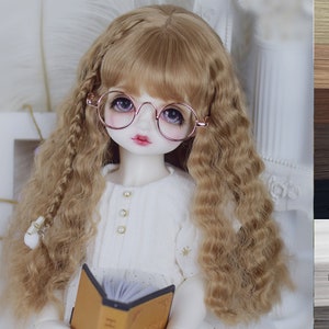 BJD Mohair Wavy Wig: Blythe, MDD Doll Hair (9-10&#39;&#39; 8-9&quot; 7-8&quot; 6-7&quot;)