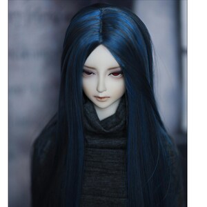 1/3 Bjd Doll wig, 1/4 Long Straight Hair, SD Msd Center Part long straight hair  fashion wig,dress up hair,cosplay wig,Lolita wigs