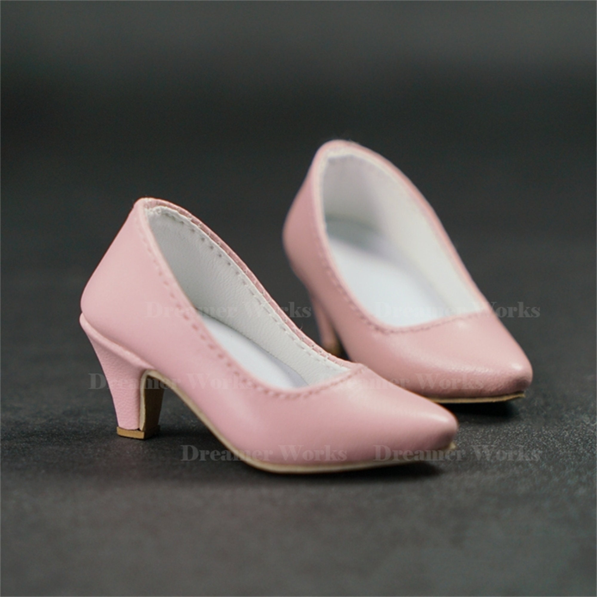 Ball Jointed Doll 1/3 BJD Doll Boots PU Leather High Heels For