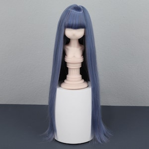 BJD Doll Wig with Bangs: 1/6 1/4 1/3 Scale - 5 Colors