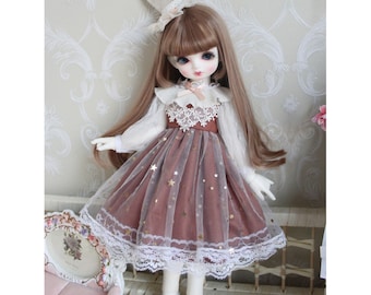 1/6 1/4 1/3 SD BJD Clothes Lolita Dress Bjd Outfit Blythe Dress Fashion Girl Doll Clothes Handmade loli outfit for Dolls Accessories