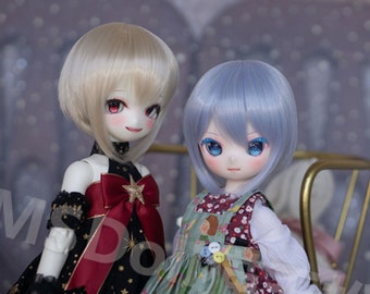 Short Doll Wig, BJD Hair, 1/3 1/4 1/6 1/8, Yosd SD Msd Uncle Dolls