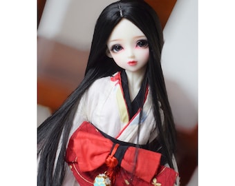 BJD Doll Wig: Straight Long Hair for 1/3, 1/4, 1/6, Blythe Dolls