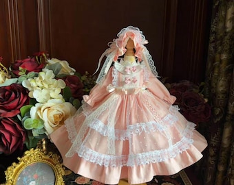 BJD, Custom Lace Lolita Outfit Fits Giant Baby Blythe Salon 1/3 1/4 1/6 Doll Dress