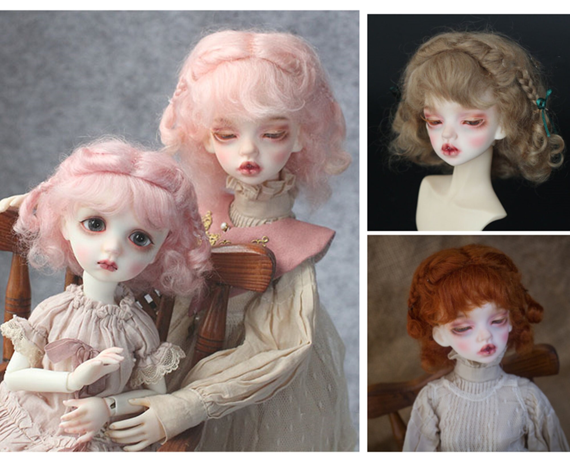 1. "BJD Doll with Long Blonde Hair" - wide 4