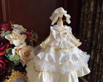 Custom Spring Lace Lolita Outfit Fits Giant Baby BJD, Blythe Salon 1/3 1/4 1/6 Doll Dress