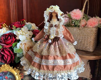 Gold Embroidery Tiered BJD Clothing Set 1/3 1/4 1/6 Blythe Doll Lolita Dress