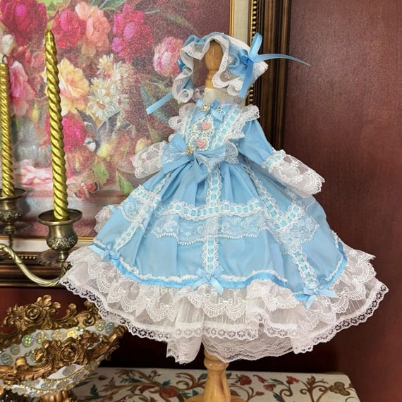 blue doll dress costume Alice Doll Dress