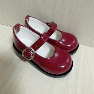 Zapatos de muñeca BJD: Zapatos de princesa de cuero sintético para muñecas SD de 1/3, 1/4 y 1/6