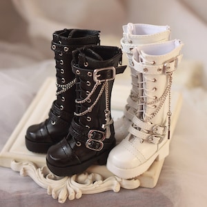BJD Doll Boots: Fashion Leather Footwear for 1/3, 1/4 MSD, Uncle Dolls