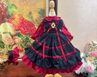 BJD Doll Dress with Headwear: Blythe, YOSD, MSD, Smart Doll Outfit
