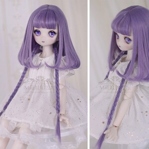 Custom-Made BJD Wig Jellyfish Long Hair for 1/3 SD 1/4 MSD 1/6 Yosd  Dd Mdd 9-10" Blythe Wig doll wig Fashion Long Doll Wig