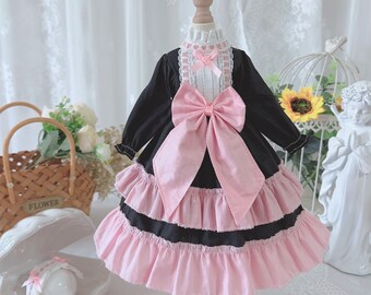 BJD Doll Dress with Headband: Custom Outfit for 1/3, 1/4, 1/6 Dolls