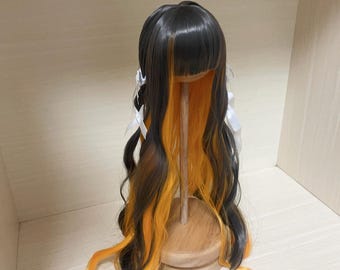 Long Curly BJD Doll Wig: Vintage Style for 1/6, 1/4, 1/3 SD/MSD/Minifee Dolls