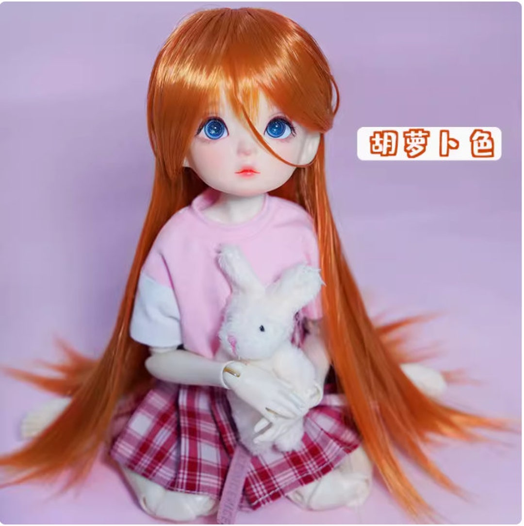 BJD Doll Wig: Straight Long Hair for 1/3, 1/4, 1/6 SD Dolls - Etsy