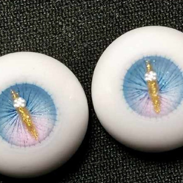 Handmade Resin BJD Doll Eyes: Realistic Iris (8mm-24mm)