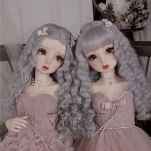 BJD Mohair Wig: Wavy Curly Hair for MDD, Blythe, and Giant Baby Dolls
