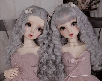 BJD Mohair Wig: Wavy Curly Hair for MDD, Blythe, and Giant Baby Dolls