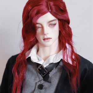 Long Curly BJD Doll Wig: Fashion Doll Hair Accessory (1/6, 1/4, 1/3)