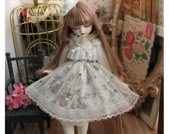 Vestido para muñeca Blythe: Atuendo de moda para muñecas BJD en escala 1/6, 1/4 y 1/3