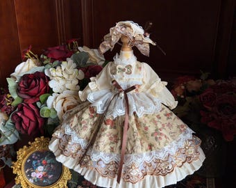 Frill Lolita Skirt Custom Fit Giant Baby BJD, Blythe Salon 1/3 1/4 1/6 Doll Clothes