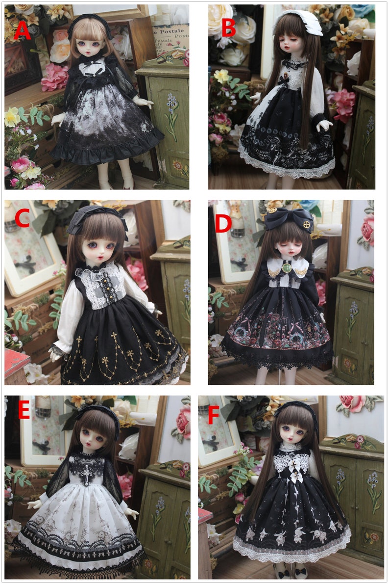 1/4 1/6 BJD Clothes Fashion BJD Dress Blythe Dress Outfit for Etsy