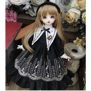 Fashion Doll Clothes Bjd Dress Outfit Blythe Dress for 1/6 1/4 1/3 Doll Yosd MSD Minifee SD Dollfiedream Smart Doll Accessorie