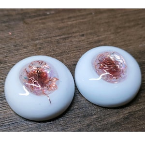 Hand-Painted Resin BJD Eyes 16-24mm: Rose Iris Doll Eyes
