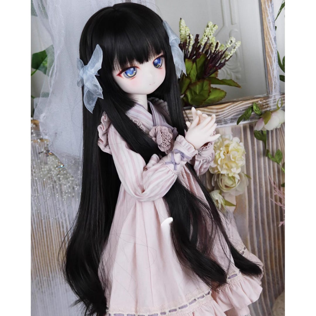 BJD Doll Wig: Long Straight Hair for 1/3, 1/4, 1/6 Dolls - Etsy