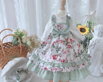 Floral BJD Doll Dress: Blythe, Yosd, Msd, Smart Doll Clothing