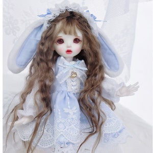 Bjd Doll Dress 1/6  BJD MSD Dress Fashion Handmade Doll Clothes Girl Doll Clothes Cute Doll Dress Outfitting for Blythe Doll