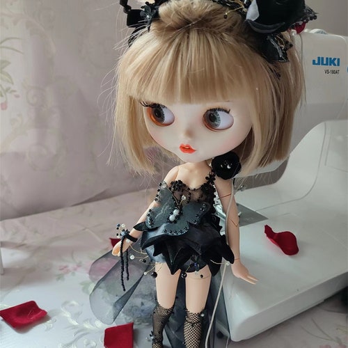 Custom Make Bjd Rose Crystal Flower Dress SD Doll Cosplay Dress Full Set Bjd Dress For Blythe 1/12 1/8 1/6 1/4 shops 1/3 OB11 OB22 OB24 Doll Skirt