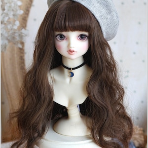 1/3 1/4 1/6 1/8 BJD Wig Long Doll Wig for Blythe SD/MSD/Minifee/Yosd/Monster Doll Accessories 6-7&quot; 7-8&quot; 8-9&quot; 9-10&quot; Curly Doll Wig