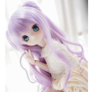 Long Wavy BJD Doll Wig: Heat Resistant, 1/3 & 1/4 Scale